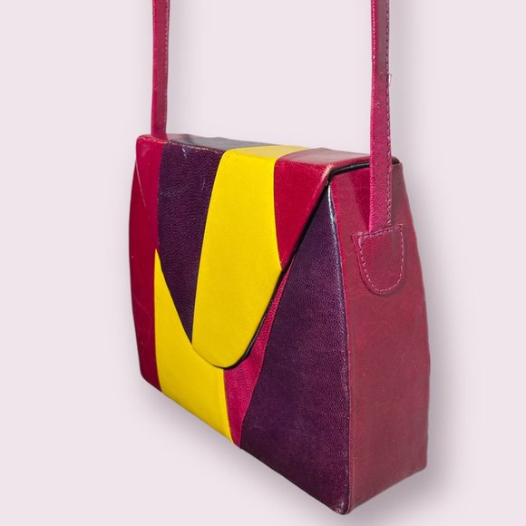 VTG structured color block crossbody - Picture 3 of 5